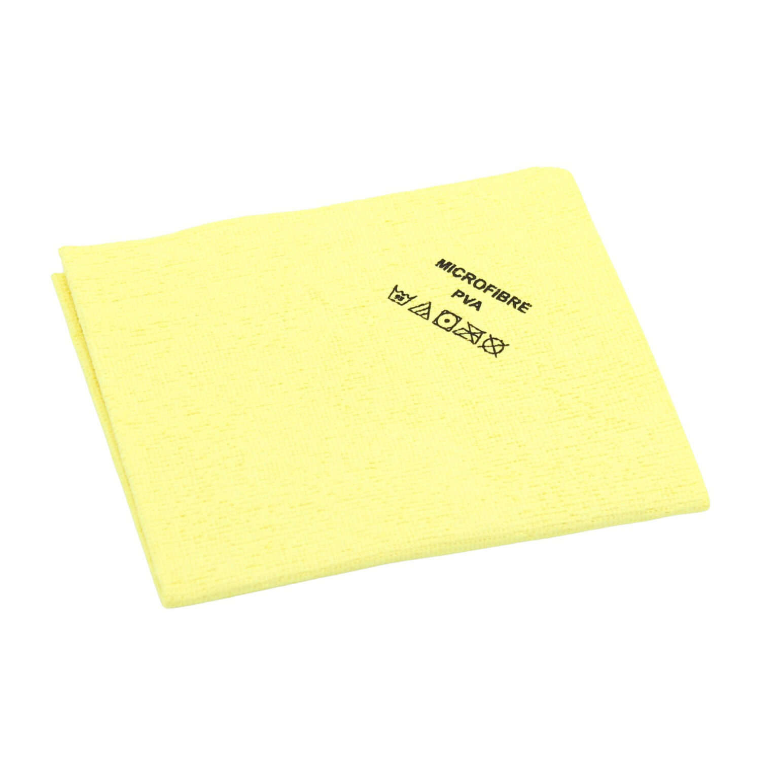 PVA Microvezeldoek 38x35cm – Perfect voor streeploos schoonmaken geel