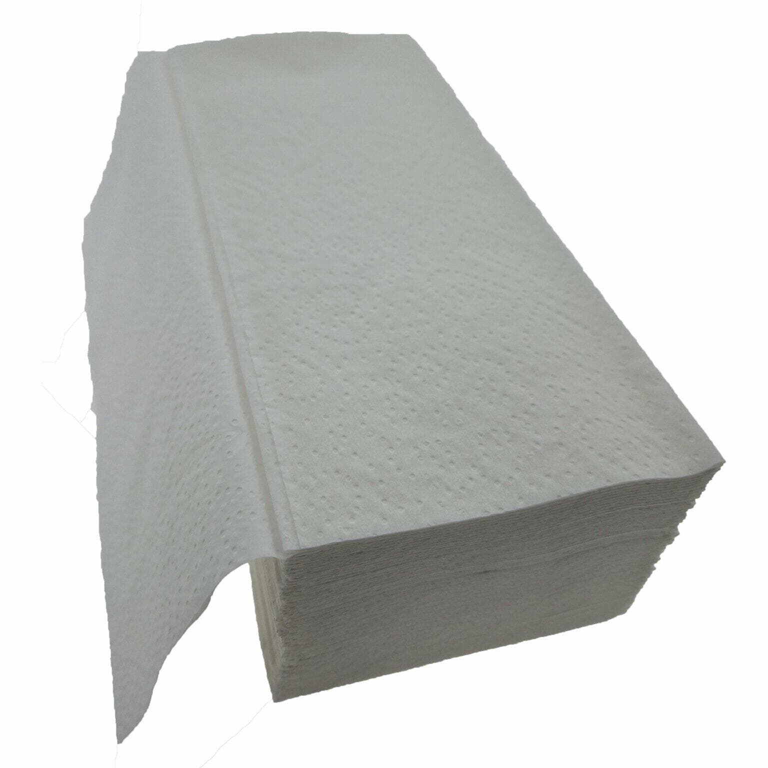 Papieren handdoekjes Z-vouw 2 laags 22x24cm cellulose 3200stuks 4