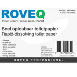 Snel oplosbaar toiletpapier ROVEQ