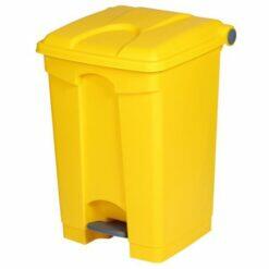 Afvalbak STEP-ON CLASSIC 45 liter geel