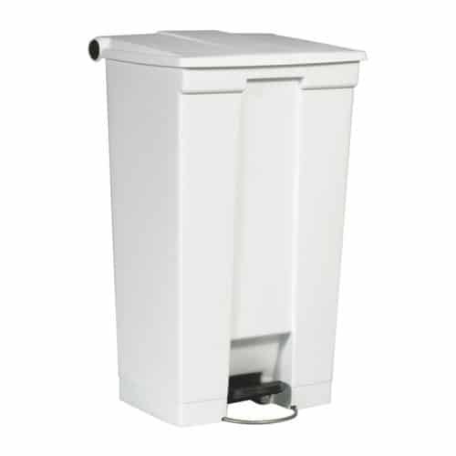 Afvalbak STEP-ON CLASSIC 87 liter Rubbermaid wit