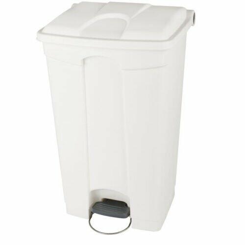 Afvalbak STEP-ON CLASSIC 90 liter wit