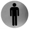 Pictogram man RVS RVS - Mediclinics