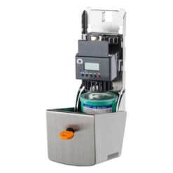 Luchtverfrisser dispenser kleifris RVS anti-fingerprint coating Wings open