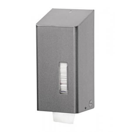 Toiletpapierdispenser Bulkpack-tissue RVS anti-fingerprint coating - SanTRAL