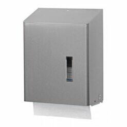 Handdoekdispenser groot RVS anti-fingerprint coating - SanTRAL