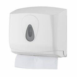 Handdoekdispenser klein kunststof Wit - PlastiQline