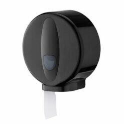 Toiletroldispenser Jumbo mini kunststof zwart - PlastiQline 2020