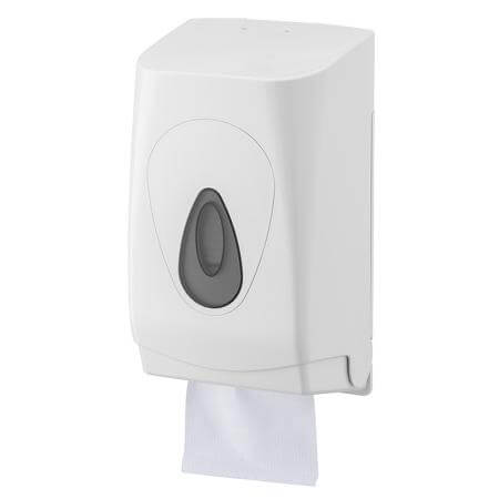 Toiletpapierdispenser bulkpack-tissue kunststof Wit - PlastiQline