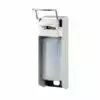 Zeep- & desinfectiemiddeldispenser korte beugel 500ml Aluminium - ingo man - MediQo-line