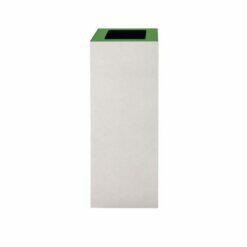 Afvalbak koppelbaar - afvalscheidingsunit - bak 60 liter met groene markering wi