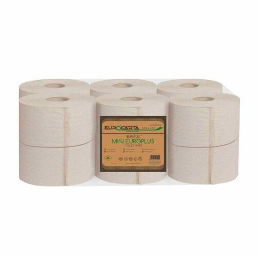 Mini Jumbo toiletpapier - EUROCEL gerecycled tissue