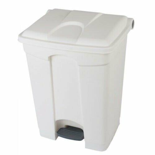 Afvalbak STEP-ON CLASSIC 70 liter wit