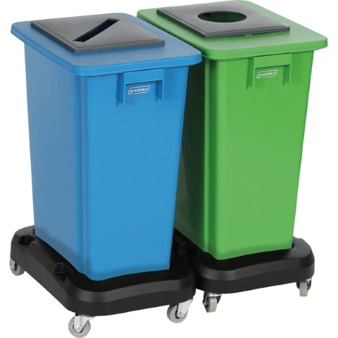 Afvalbak 60 Liter - Mix & Match systeem - afvalscheiding dubbel