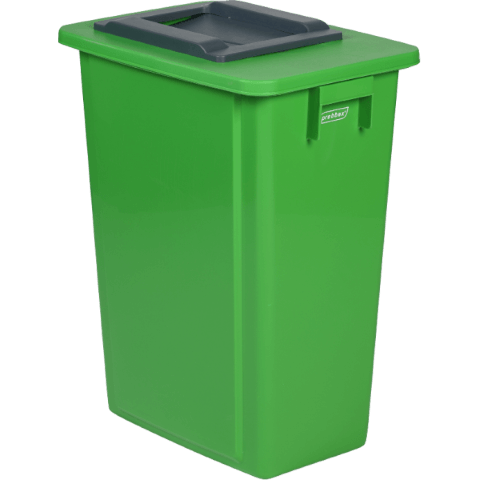 Afvalbak 60 Liter - Mix & Match systeem - afvalscheiding groen3