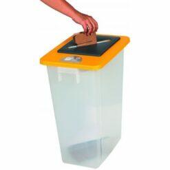 Afvalbak 60 Liter - Mix & Match systeem - afvalscheiding transparant