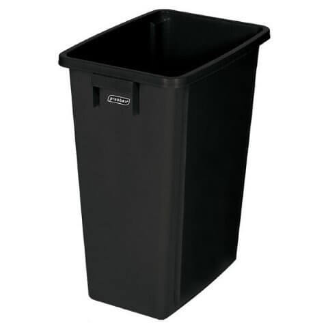 Afvalbak 60 Liter - Mix & Match systeem - afvalscheiding zwart