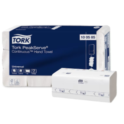 Tork PeakServe Continu Handdoek 1 laags wit H5 2