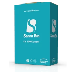 Sanni Bin - Wegwerpbare Sanitaire Afvalbak - 10 stuks -Ultieme Hygiëne 4