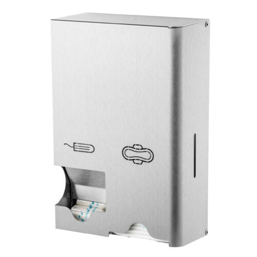 Maandverband- en Tampondispenser RVS – Wandmodel