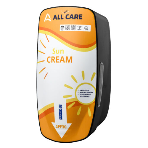 Zonnebranddispenser 800 ml POUCH – Veilig en hygiënisch zonbescherming aanbieden