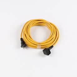 Numatic airbo - Nucable plugged 10m 2 x 1,5mm Geel – geschikt voor 14 inch modellen met 2 motoren