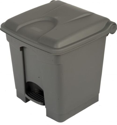 Afvalbak STEP-ON CLASSIC 30 liter grijs
