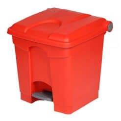 Afvalbak STEP-ON CLASSIC 30 liter rood