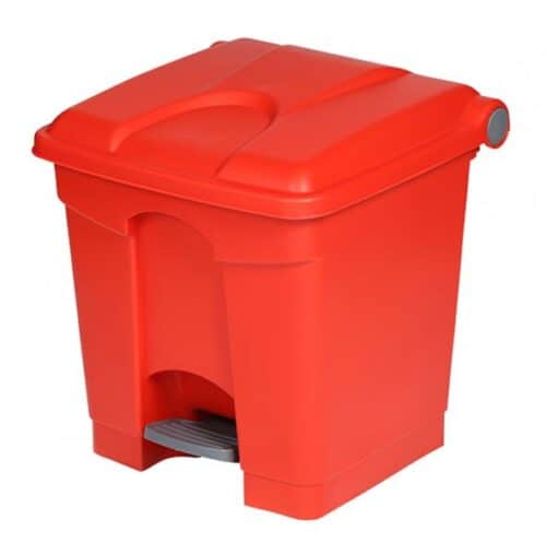 Afvalbak STEP-ON CLASSIC 30 liter rood