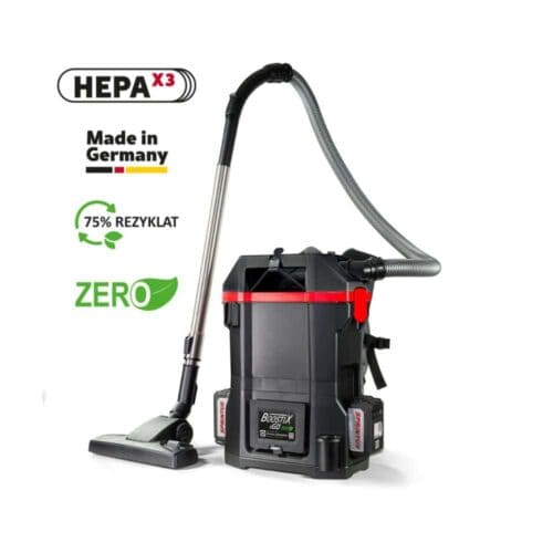 Sprintus BoostiX iGO ZERO draadloze rugstofzuiger met HEPA 13 filter