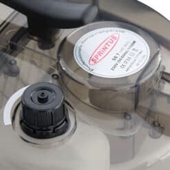 Sprintus SE 7 aparte antischuimtank en transparante watertank.