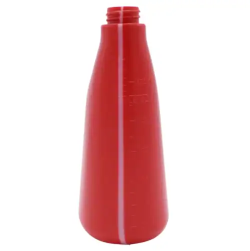 Lege sprayflacon 600 ml Full color– geschikt voor spraykop rood 1