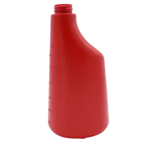 Lege sprayflacon 600 ml Full color– geschikt voor spraykop rood