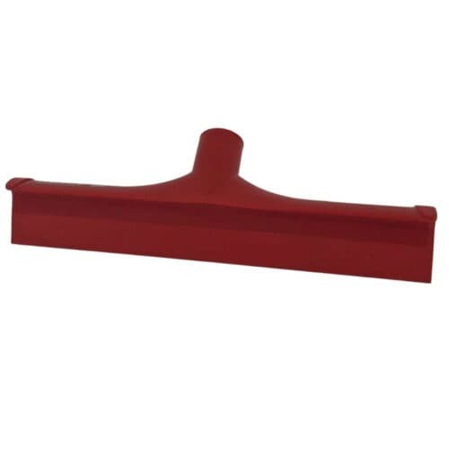 Vloertrekker enkelblad 30cm – Hygiënisch borstelwerk rood